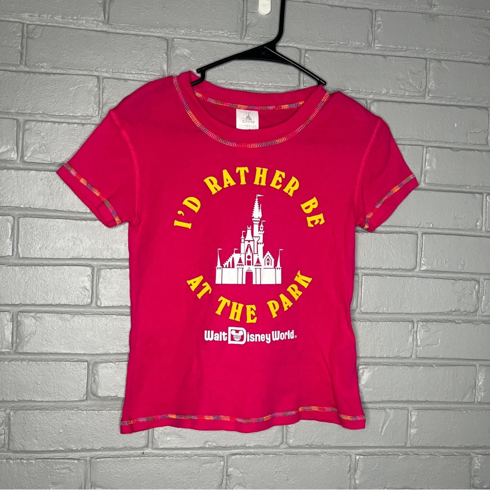Disney “I'd Rather Be At The Park”T-Shirt Size XS - NWOT